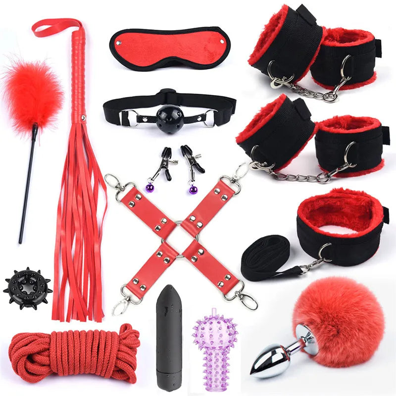 Bondage Kit With Adult Toys & Accessories