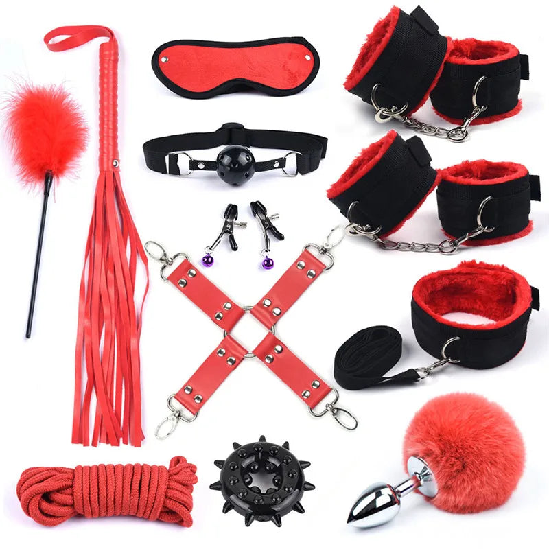 Bondage Kit With Adult Toys & Accessories